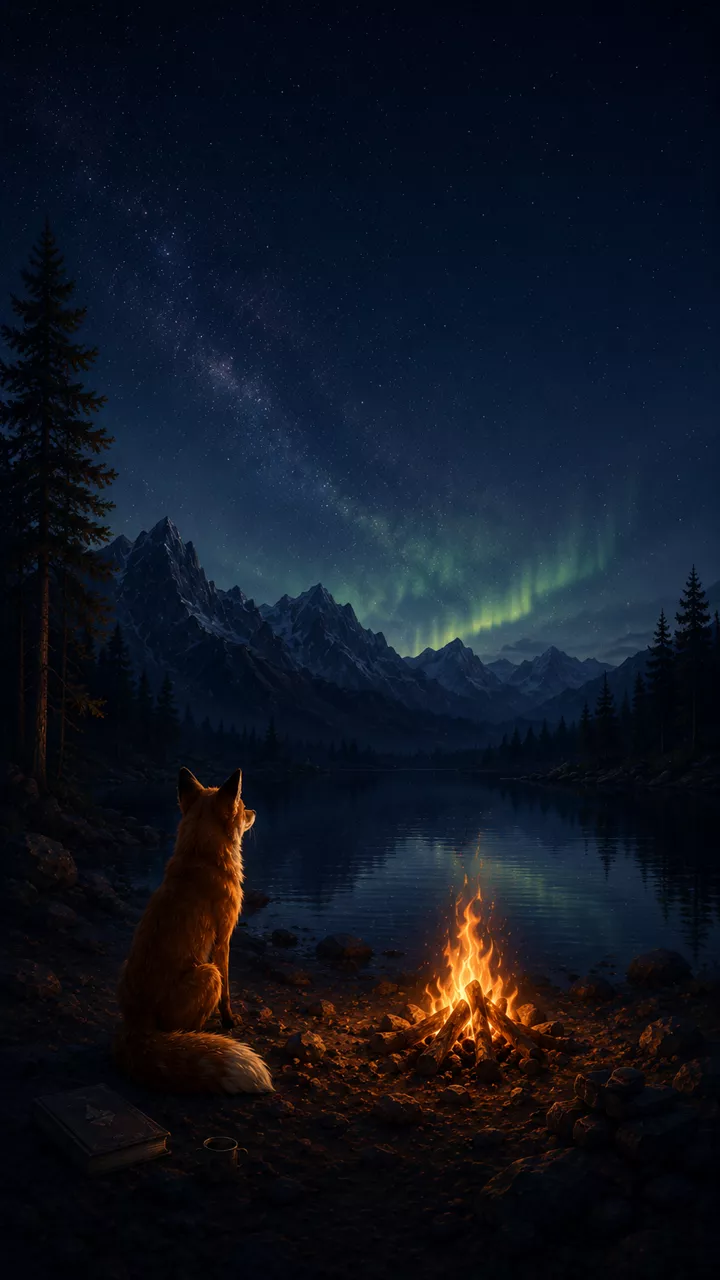 Fox Tale scene: The lights in the north